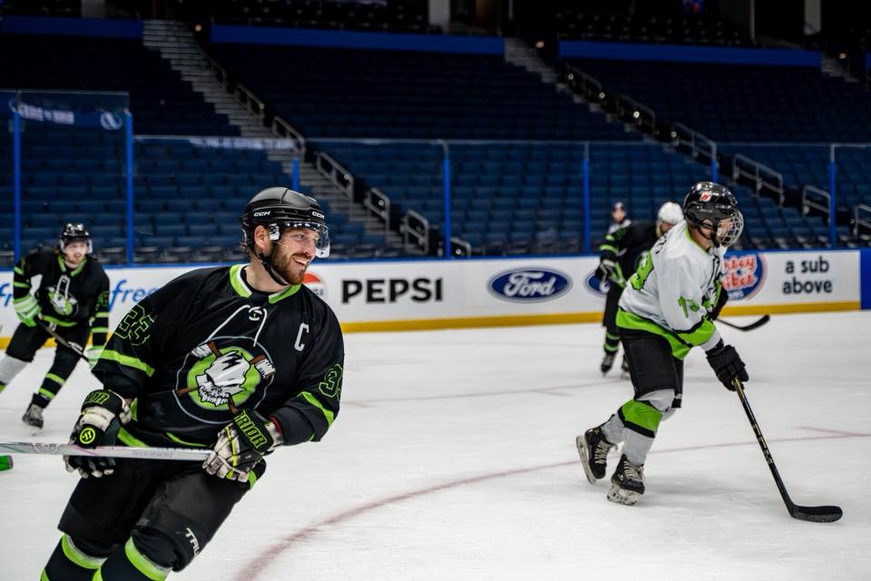 Dan Smitty at AdventHealth Center Ice